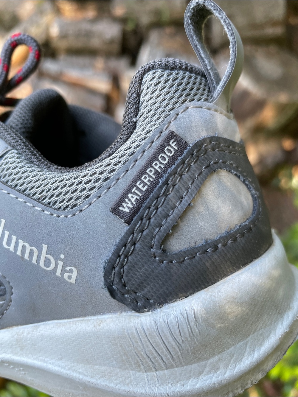 Columbia kids Peakfreak Rush waterproof hiking shoes sz 1 - Picture 7 of 7